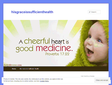Tablet Screenshot of hisgraceissufficienthealth.com
